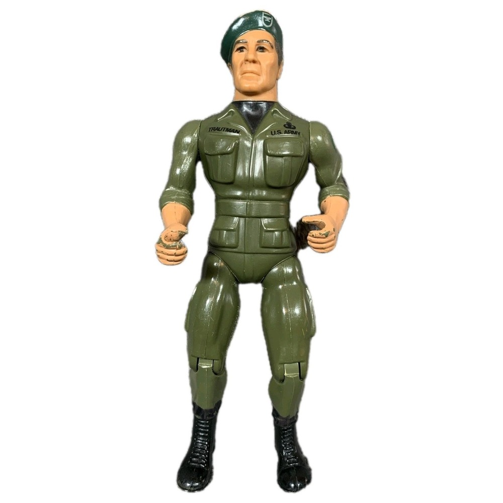 Vintage Rambo Colonel Trautman Action Figure 7" 1980s Toy by Coleco